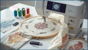 embroidery and decorative stitching
