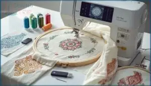 embroidery and decorative stitching