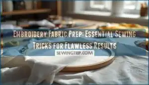 embroidery fabric preparation sewing tricks