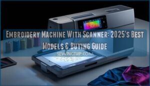 embroidery machine with scanner