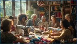 engaging with supportive sewing communities