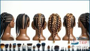 essential braid patterns for sew-in installations