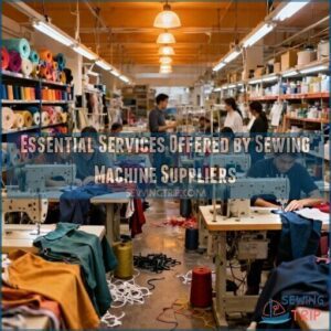 essential services offered by sewing machine suppliers