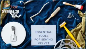 essential tools for sewing velvet