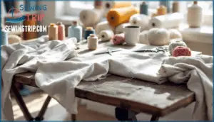 essential tools to prevent linen fraying