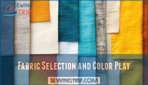 fabric selection and color play fabric selection and color play