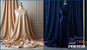 fabric weight and drape differences