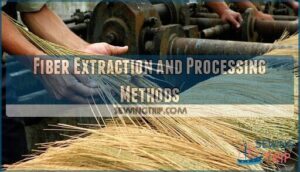 fiber extraction and processing methods