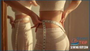finding and marking the natural waistline