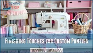 finishing touches for custom panties
