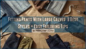fitting pants with large calves