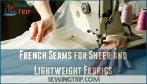 french seams for sheer and lightweight fabrics