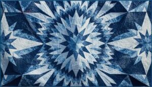 glacier star and angular patterns