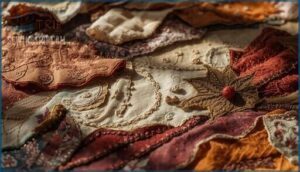 hand appliqué and layering techniques
