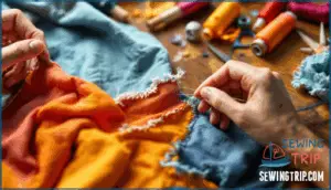 hand sewing methods to prevent fraying