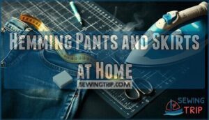 hemming pants and skirts at home hemming pants and skirts at home