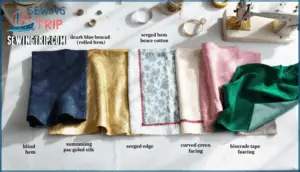 hemming the garment
