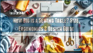 how big is a sewing table