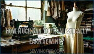 how much can you realistically earn sewing