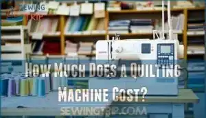 how much does a quilting machine cost