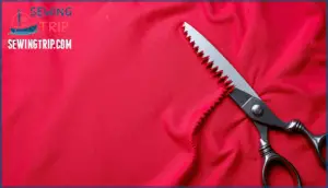 how pinking shears prevent fraying
