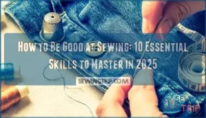 how to be good at sewing