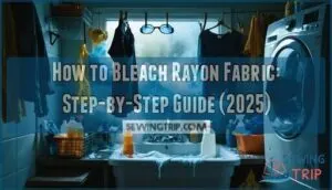 how to bleach rayon fabric