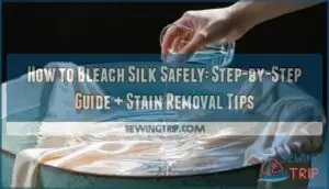 how to bleach silk