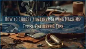 how to choose leather sewing machine