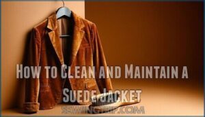 how to clean and maintain a suede jacket