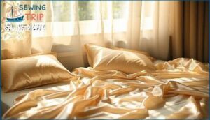how to dry satin sheets and pillowcases
