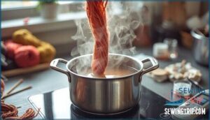 how to dye wool without shrinkage