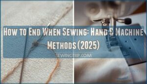 how to end when sewing how to end when sewing