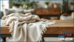 how to fray linen deliberately for projects