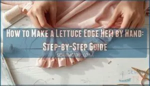 how to make a lettuce edge hem by hand