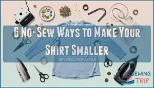 how to make a shirt smaller without sewing