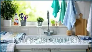 how to pre-wash cotton fabric