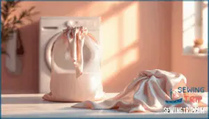 how to prevent shrinking of satin in the dryer