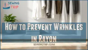 how to prevent wrinkles in rayon