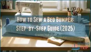 how to sew a bed bumper