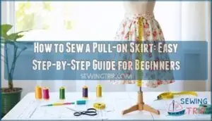 how to sew a pull on skirt