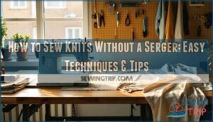 how to sew knits without a serger