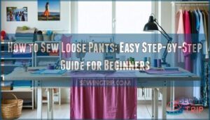 how to sew loose pants