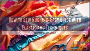 how to sew ruching