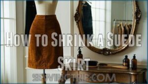 how to shrink a suede skirt