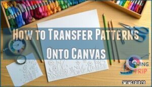 how to transfer patterns onto canvas