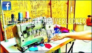 how to use the overlocker machine