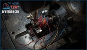 impact on thread tangling and sewing machine jams
