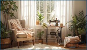 incorporating sewing into a wellness routine