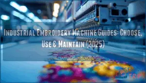 industrial embroidery machine guides